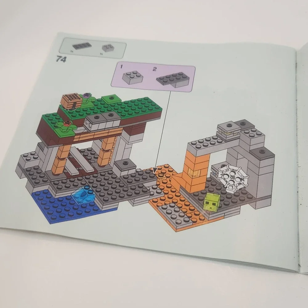 Lego Minecraft Instruction Manual Booklet 21166 The Abandoned‎ Mine